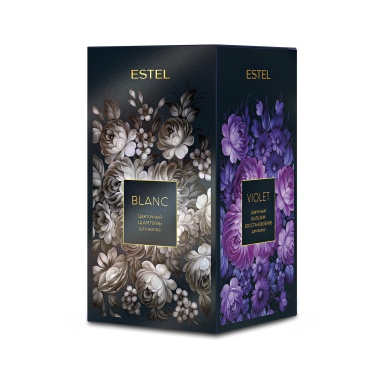 Estel Professional Цветочная трилогия: шампунь Blanc 250 мл, бальзам Violet 200 мл, молочко Rouge 150 мл купить