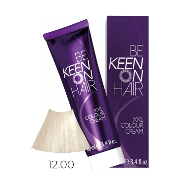 Keen Крем-краска для волос XXL Colour Cream, 12.00 Платиновый блондин, 100 мл купить