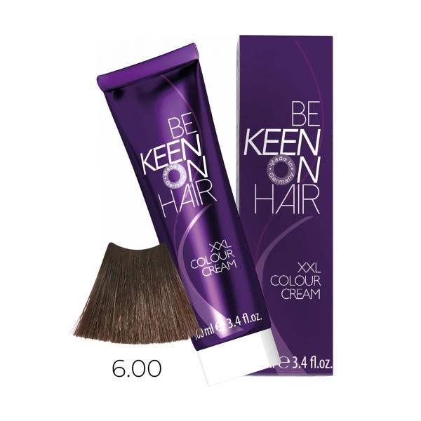 Keen Крем-краска для волос XXL Colour Cream, 6.00+ Интенсивный темный блондин , 100 мл купить