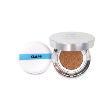 Klapp Тональный увлажняющий крем-кушон Hyaluronic Color & Care Cushion Foundation, №03 средне-темный Medium Dark, 15 гр купить