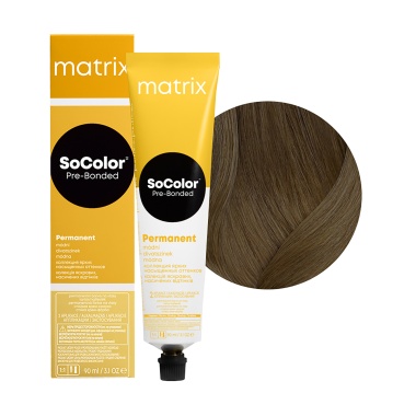 Маtrix Крем-краска для волос SоCоlоr Рrе-Воndеd, Роwеr Cооls, 6АА Темный блондин глубокий пепельный, 90 мл купить