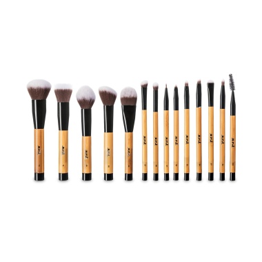 Just Make Up Набор кистей В, в чехле, №14-01, 14 шт, синтетический ворс, прозрачная упаковка купить