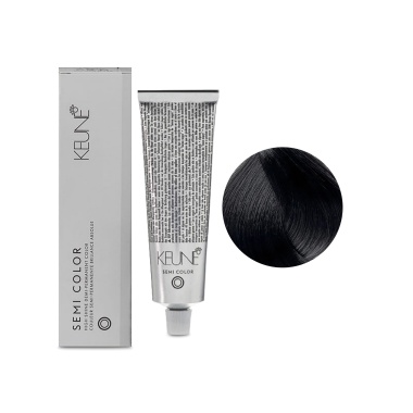 Keune Краска для волос Semi Color, 1 черный, 60 мл купить