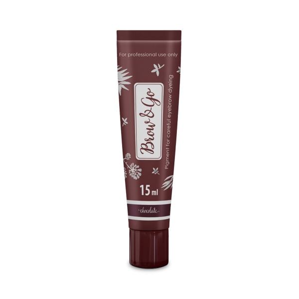 Brow&Go Пигмент для бережного окрашивания бровей, 01 Chocolate, 15 мл купить