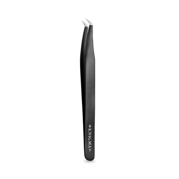 Enigma Пинцет мини с ручной заточкой Extra-Sharp Volume, Black купить