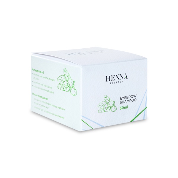 Henna Refresh Мягкий шампунь c маслом макадамии, 50 мл купить