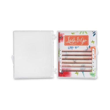 Lash&Go Ресницы микс, цветные, Белый, 0.07/D/8-13 мм, 6 линий купить