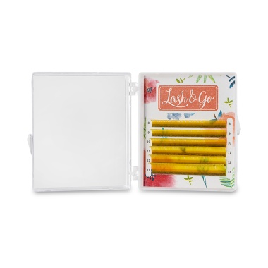 Lash&Go Ресницы микс, цветные, Желтый, 0.07/D/8-13 мм, 6 линий купить