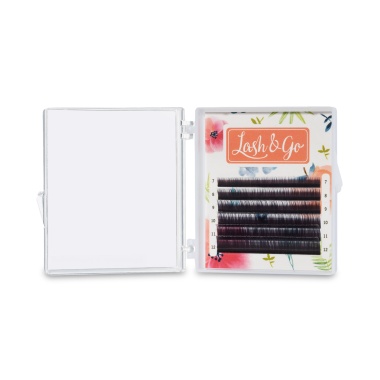 Lash&Go Ресницы микс, черные, 0.10/C+/7-12 мм, 6 линий купить