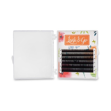 Lash&Go Ресницы омбре микс, Зеленый, 0.07/D/8-13 мм, 6 линий купить