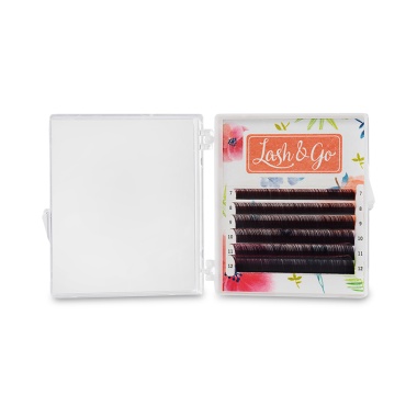 Lash&Go Ресницы омбре микс, Красный, 0.10/D/8-13 мм, 6 линий купить