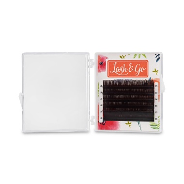 Lash&Go Ресницы микс, коричневые Эспрессо, 0.10/C/13-16 мм, 6 линий купить