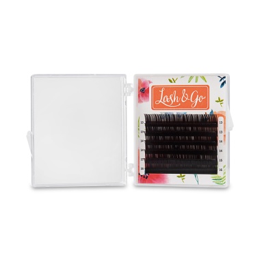 Lash&Go Ресницы микс, коричневые Эспрессо, 0.12/C/13-16 мм, 6 линий купить