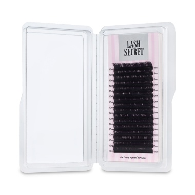 Lash Secret Ресницы, черные, 0.06/C/12 мм, 16 линий купить