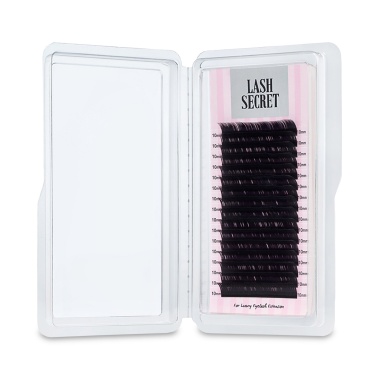 Lash Secret Ресницы микс, черные, 0.15/С/9-12 мм, 16 линий купить
