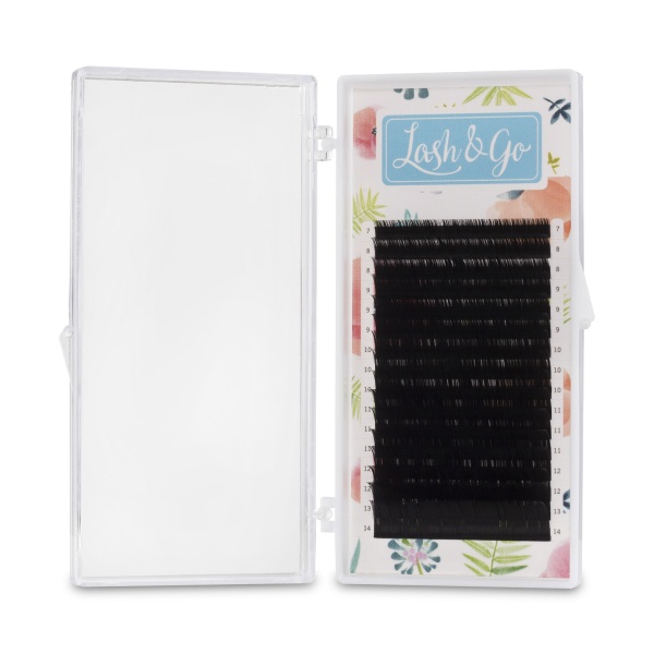 Lash&Go Ресницы микс, черные, 0.06/C/13 мм, 16 линий купить