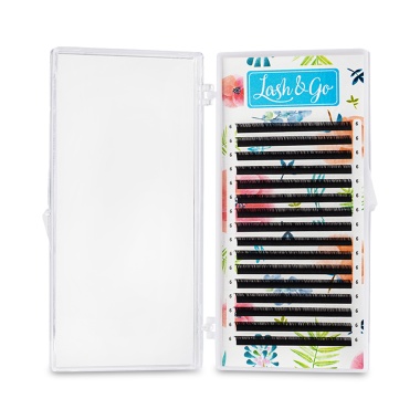 Lash&Go Ресницы микс, черные, 0.07/D/6 мм, 16 линий купить