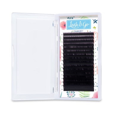 Lash&Go Ресницы микс, черные, 0.07/D+/7-14 мм, 16 линий купить