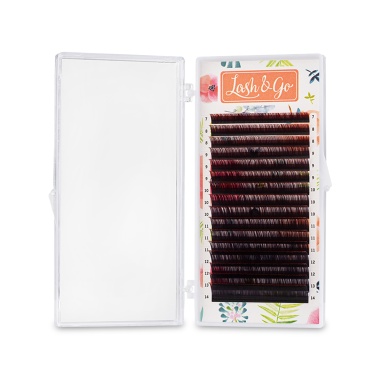 Lash&Go Ресницы омбре микс, Зеленый, 0.07/C/7-14 мм, 16 линий купить