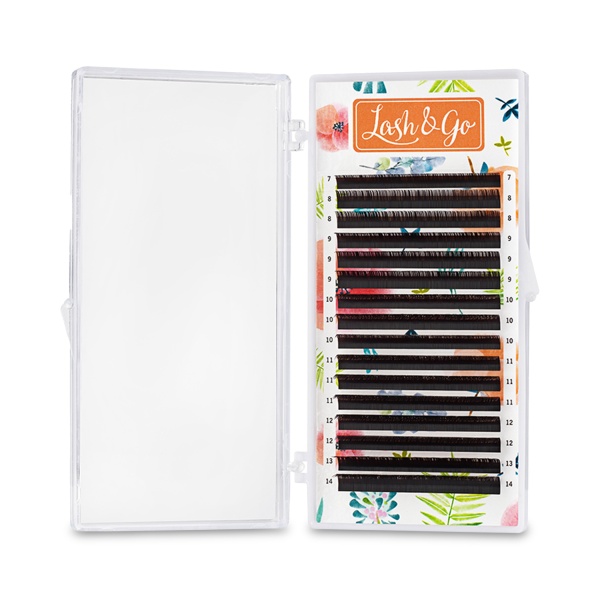 Lash&Go Ресницы, коричневые Эспрессо, 0.10/L/8 мм, 16 линий купить