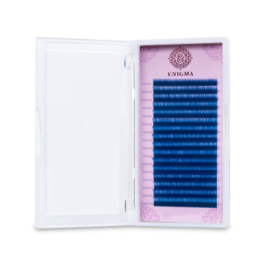 Enigma Ресницы микс, цветные, Синий, 0.07/C/7-13 мм, 16 линий купить