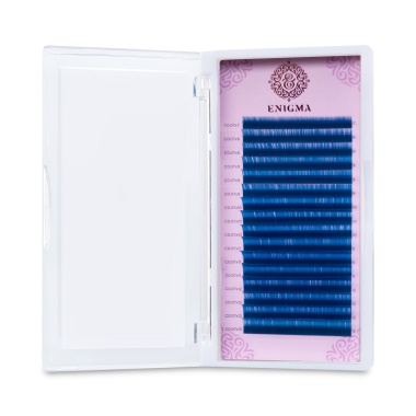 Enigma Ресницы микс, цветные, Blue, 0.10/L/6-13 мм, 16 линий купить