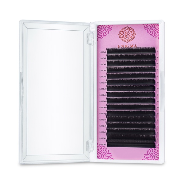 Enigma Ресницы микс, черные, 0.10/L/9-11 мм, 16 линий купить