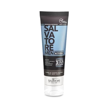 Salvatore Шампунь 3в1 для роста волос, контроля жирности и перхоти Anti Hair Loss Shampoo Men 3In1 Bioplants, 100 мл купить