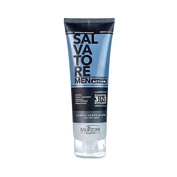 Salvatore Шампунь 3в1 для роста волос, контроля жирности и перхоти Anti Hair Loss Shampoo Men 3In1 Bioplants, 250 мл купить