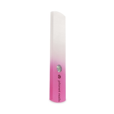 Planet Nails Терка двухсторонняя, стеклянная, 17 см купить