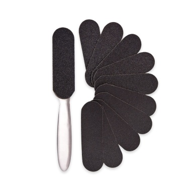 Planet Nails Терка металлическая со сменными наклейками, 10 шт купить