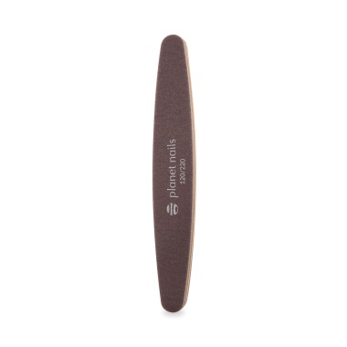 Planet Nails Шлифовка для ногтей Sponge, овальная, коричневая, 120/220 грит купить