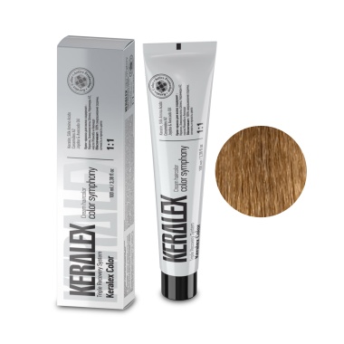 Keralex Крем-краска для волос Hair Color, 9.0 Light Blonde Natural Светлый блондин натуральный, 100 мл купить