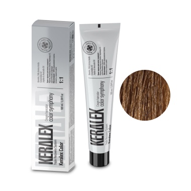 Keralex Крем-краска для волос Hair Color, 8.7 Medium Blonde Beige Средний блондин бежевый, 100 мл купить