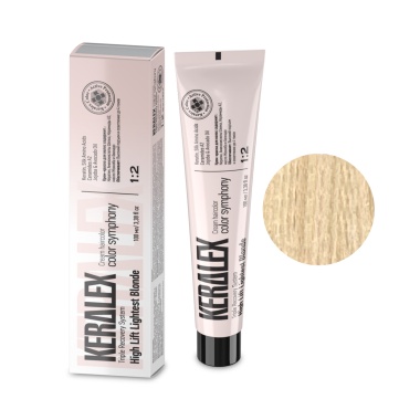 Keralex Крем-краска для волос Hair Color High Lift Lightest Blonde, 11.00 Natural Супер осветляющий блондин натуральный, 100 мл купить