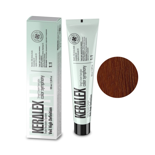Keralex Крем-краска для волос Veil HD, Cinnamon Корица, 100 мл купить