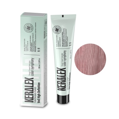 Keralex Крем-краска для волос Veil HD, Dusty rose Пыльная роза, 100 мл купить