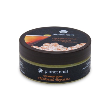 Planet Nails Сахарный скраб для тела, Медовый Версаль, 170 гр купить