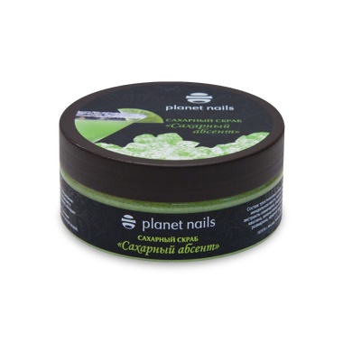 Planet Nails Сахарный скраб для тела, Сахарный абсент, 170 гр купить