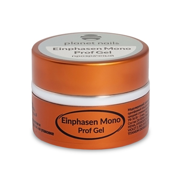 Planet Nails Моделирующий однофазный гель Einphasen Mono Prof Gel, 5 гр купить