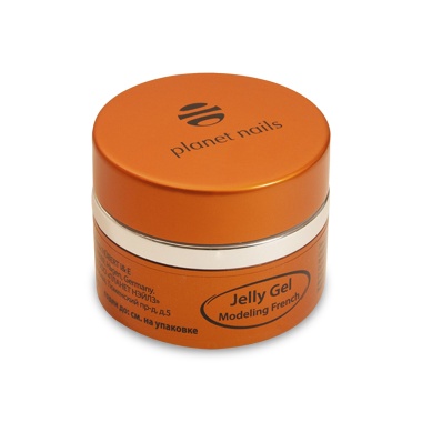 Planet Nails Гель-желе высокой степени вязкости Modeling French Jelly Gel, ярко-белый купить
