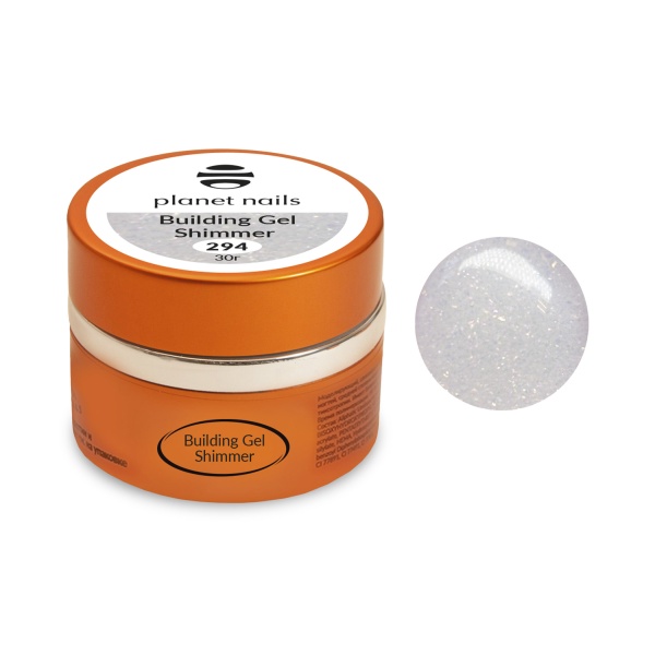 Planet Nails Гель моделирующий Shimmer Building Gel, №294, 30 гр купить