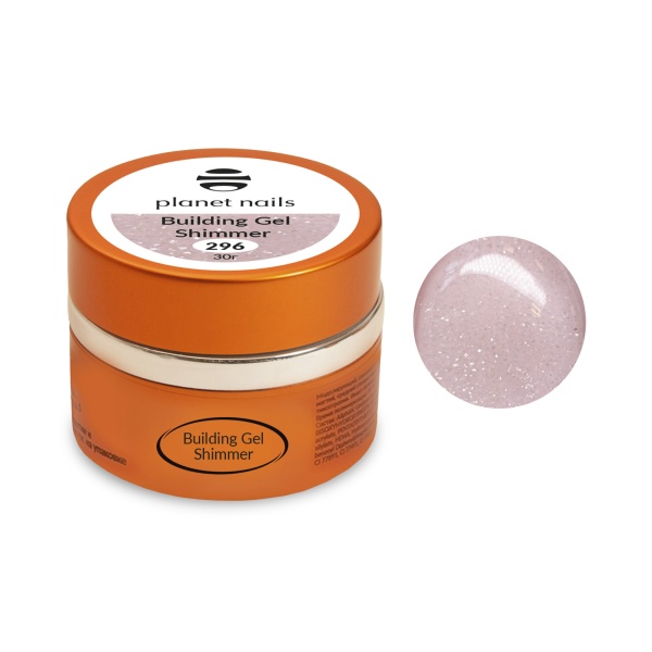 Planet Nails Гель моделирующий Shimmer Building Gel, №296, 30 гр купить