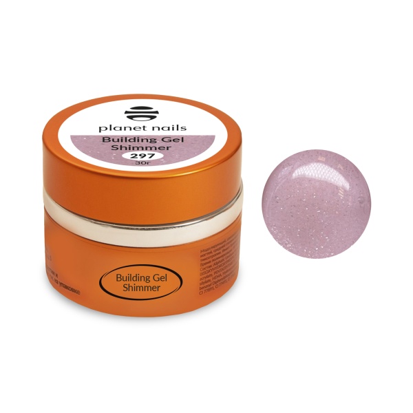 Planet Nails Гель моделирующий Shimmer Building Gel, №297, 30 гр купить