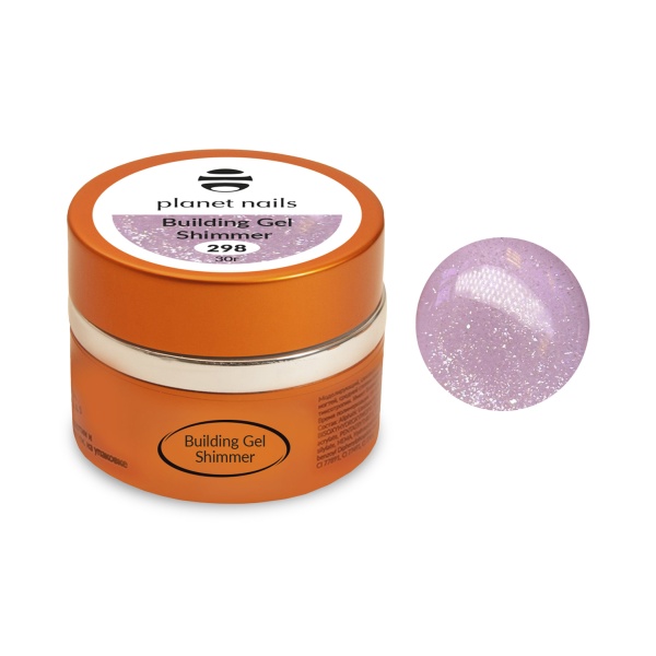 Planet Nails Гель моделирующий Shimmer Building Gel, №298, 30 гр купить