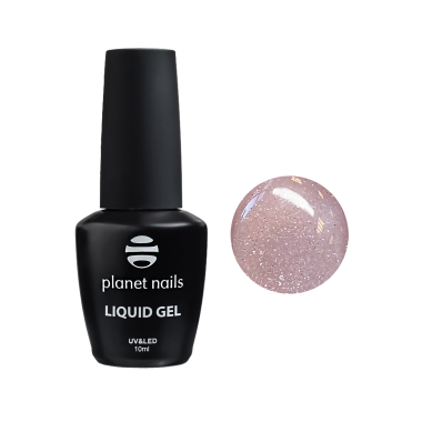 Planet Nails Моделирующий гель Liquid Gel Glitter, 10 мл купить