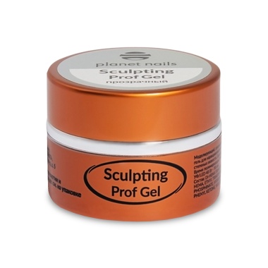 Planet Nails Гель моделирующий Sculpting Prof Gel, прозрачный купить