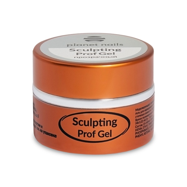 Planet Nails Гель моделирующий Sculpting Prof Gel, прозрачный, 50 гр купить