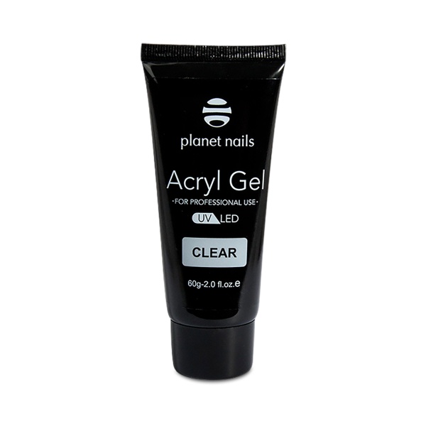 Planet Nails Гель камуфлирующий Acryl Gel, прозрачный, 60 гр купить