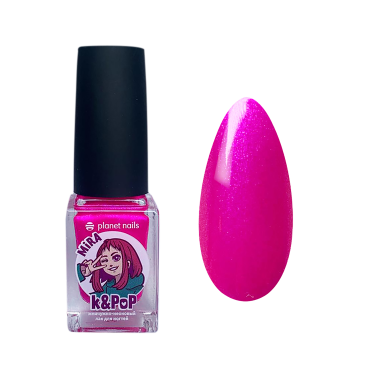 Planet Nails Лак для ногтей неоново-жемчужный K&PoP MiRa, №281, 10 мл купить